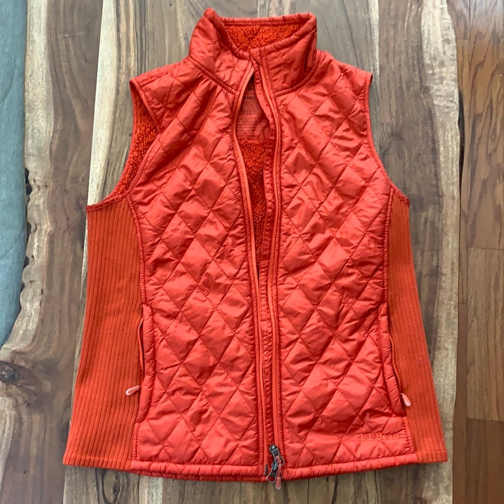 LL Bean Fleece lined vest
